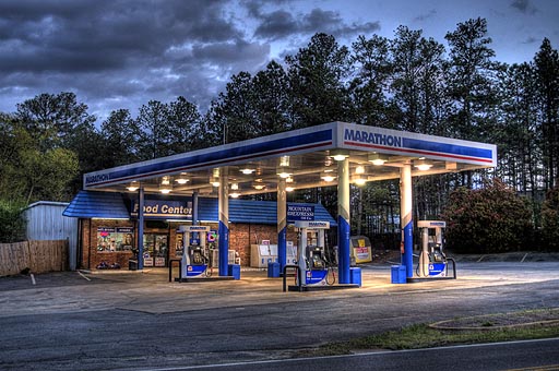 gasoline station